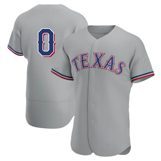 Authentic Al Oliver Men's Texas Rangers Road Jersey - Gray
