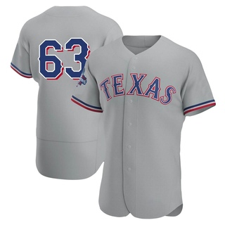 Authentic Matt Festa Men's Texas Rangers Road 2023 World Series Champions Jersey - Gray