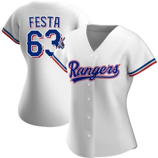 Authentic Matt Festa Women's Texas Rangers Home 2023 World Series Champions Jersey - White
