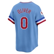 Limited Al Oliver Youth Texas Rangers Cooperstown Collection Jersey - Light Blue