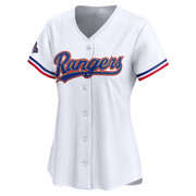 Limited Justin Foscue Women's Texas Rangers White 2024 Collection Jersey - Gold