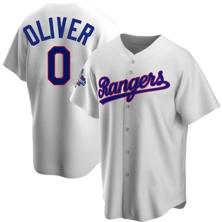 Replica Al Oliver Men's Texas Rangers Home Cooperstown Collection 2023 World Series Champions Jersey - White