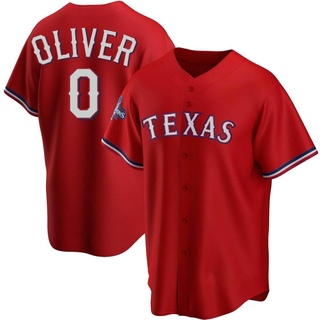 Replica Al Oliver Youth Texas Rangers Alternate 2023 World Series Champions Jersey - Red