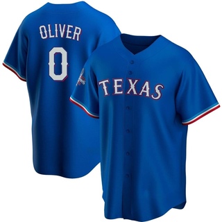 Replica Al Oliver Youth Texas Rangers Alternate 2023 World Series Champions Jersey - Royal