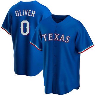 Replica Al Oliver Youth Texas Rangers Alternate Jersey - Royal