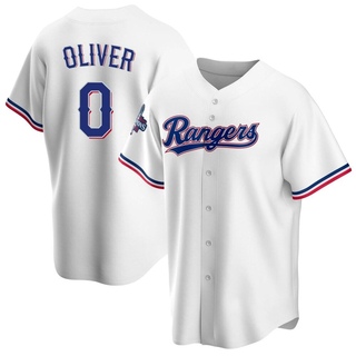 Replica Al Oliver Youth Texas Rangers Home 2023 World Series Champions Jersey - White