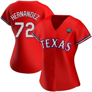 Replica Jonathan Hernandez Women's Texas Rangers Alternate 2023 World Series Jersey - Red