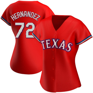 Replica Jonathan Hernandez Women's Texas Rangers Alternate Jersey - Red