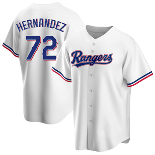 Replica Jonathan Hernandez Youth Texas Rangers Home Jersey - White