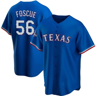 Replica Justin Foscue Youth Texas Rangers Alternate 2023 World Series Champions Jersey - Royal