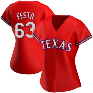 Replica Matt Festa Women's Texas Rangers Alternate Jersey - Red